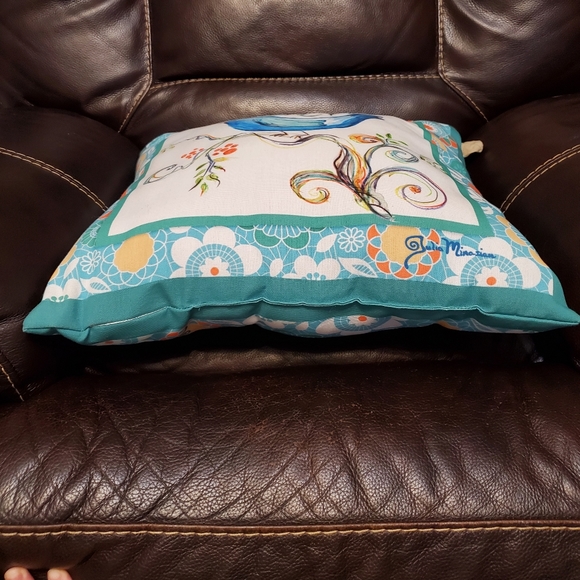 Retired Limited Edition Artist Julia Minasian Pillow - Picture 4 of 9